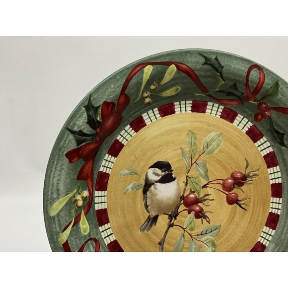 LENOX Winter Greetings Chickadee Everyday by Catherine McClung Dinner Plate - Picture 13 of 16